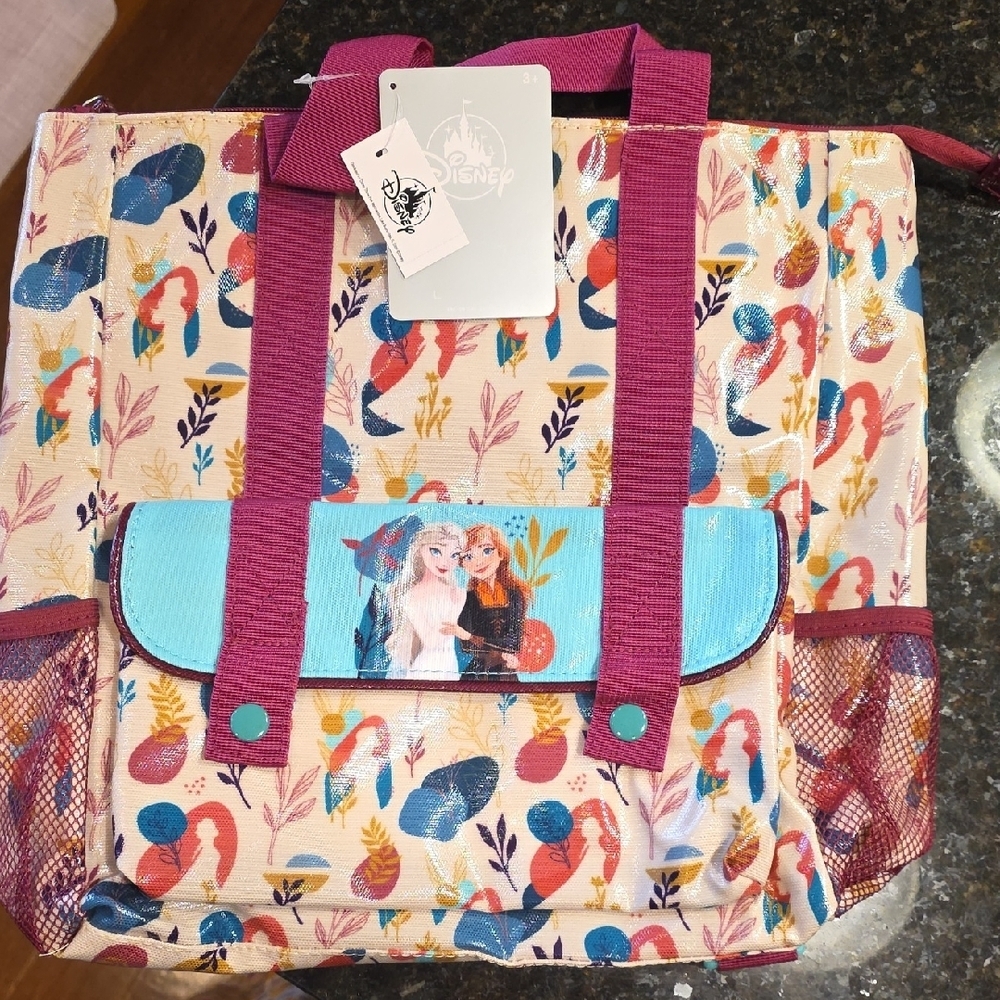 Disney Frozen Backpack with Pink and Blue Accents